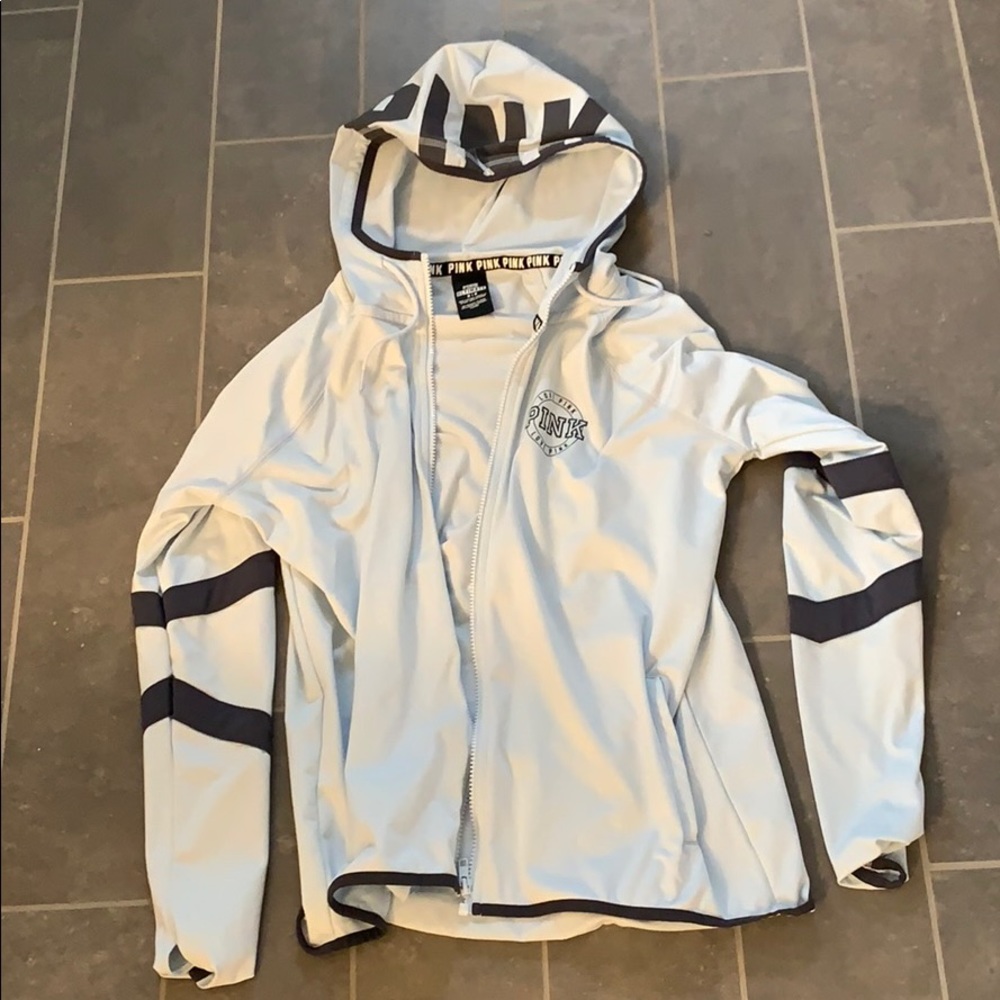 Pink zip up hoodie